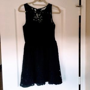 Lauren Conrad Black Lace Dress